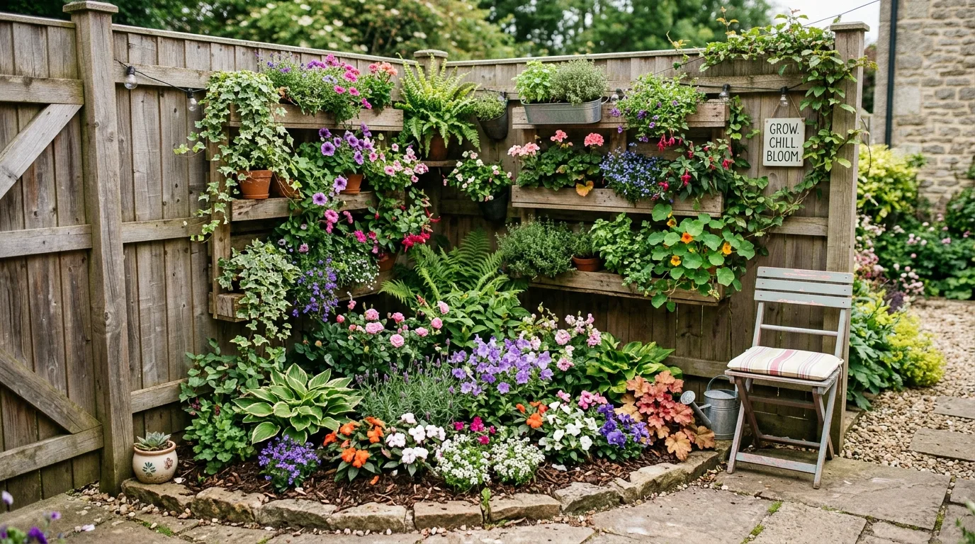 Color-Focused Flower Bed